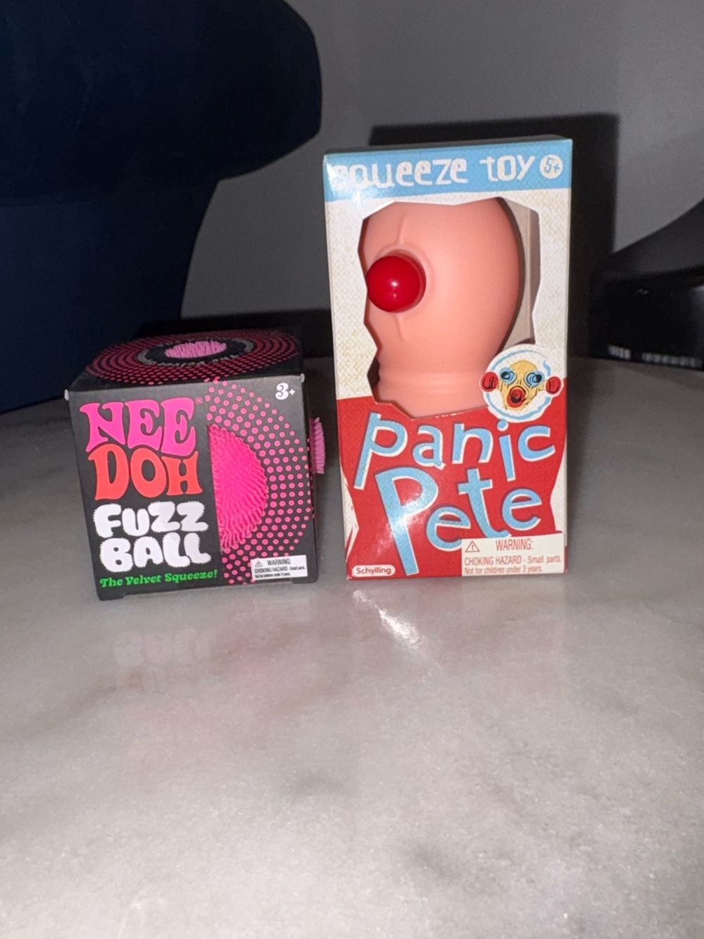 Needoh Fuzzball and Schylling Panic Pete